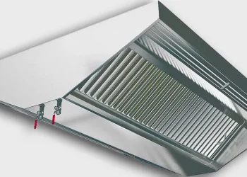 Вытяжной зонт с гидрозатвором